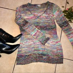SALE 3/$25 Inked & Faded Knit Tunic